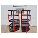 (2) CRAFTSMAN Steel Corner Shelves - Like New! - NO SHIPPING