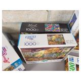 (10) Assorted Puzzles - Ravensburg, Clementoni and More