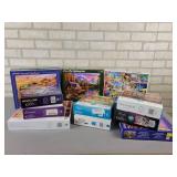 (12) Assorted Puzzles - Buffalo Puzzles, Vermont and More