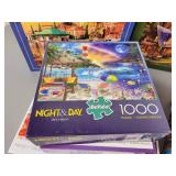 (12) Assorted Puzzles - Buffalo Puzzles, Vermont and More