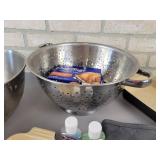 6 Quart Stainless Steel Bowl, Colander, Lecreuset Baking Dishes and More - NO SHIPPING