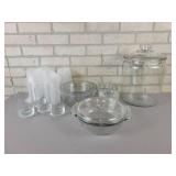 Large Clear Glass Cookie Jar (13" Tall x 8" Diameter), Anchor Hocking and More - NO SHIPPING