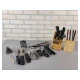 WUSTOF Knife Sets and Assorted Kitchen Utensils