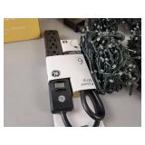 (4) Strings of LED Lights and Many Power Supplies