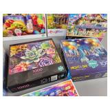 (8) Assorted Puzzles - Buffalo Puzzles, Sunsout and More