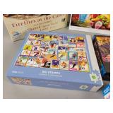 (8) Assorted Puzzles - Buffalo Puzzles, Sunsout and More