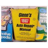(5) 1960s and 1970s Car Repair Books