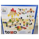 NEW GuideCraft 210 Piece TEXO Wood Block Building Set