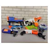 Large Lot of NERF Guns and Ammo