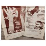 Large Lot of Original Movie Posters and More - Some Rolled and Some Folded