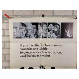 Large Lot of Original Movie Posters and More - Some Rolled and Some Folded