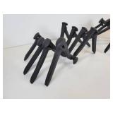 Halloween Décor - Pair of Railroad Spike Spiders - NO SHIPPING