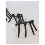 Halloween Décor - Pair of Railroad Spike Spiders - NO SHIPPING