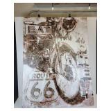 Route 66 Stretched Canvas Print - NO SHIPPING