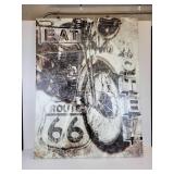 Route 66 Stretched Canvas Print - NO SHIPPING