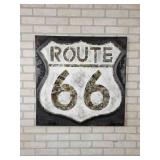 Route 66 Stretched Canvas Textured Print - NO SHIPPING