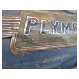 Vintage Plymouth Canister Vacuum Cleaner - NO SHIPPING