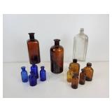 Lot of (12) Vintage and Antique Bottles