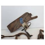 Lot of Horse Tack, Cast Iron Pieces and Parts, and More