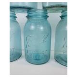 Lot of (9) Vintage Quart Ball Jars - NO SHIPPING