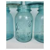 Lot of (9) Vintage Quart Ball Jars - NO SHIPPING