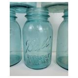 Lot of (9) Vintage Quart Ball Jars - NO SHIPPING
