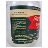 Vintage Coca-Cola One Gallon Glass Jar - Once Contained Syrup for Mixing Coke at Soda Fountains - NO SHIPPING