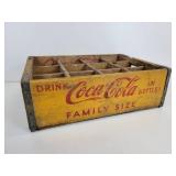 Coca-Cola "Family Size" Crate - Made in 1956, Chattanooga, TN