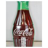 NOS Tin Coke Bottle Thermometer