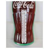 NOS Tin Coke Bottle Thermometer