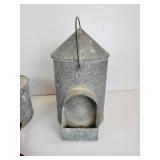 Galvanized Chicken Waterer and Brood Warmer