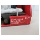 Lot of (3) Christmas Stocking Holders