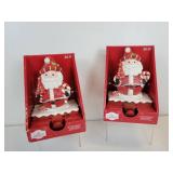 Lot of (3) Christmas Stocking Holders