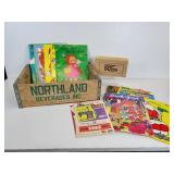 Northland Beverages Crate, Wood Box, and Children