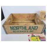 Northland Beverages Crate, Wood Box, and Children