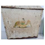 Vintage Metal Dust Pan and Matchstick Holder