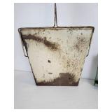 Vintage Metal Dust Pan and Matchstick Holder