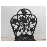 Small Cast Iron Doll Chair and 32" Leather Belt