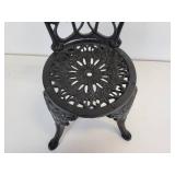 Small Cast Iron Doll Chair and 32" Leather Belt