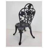 Small Cast Iron Doll Chair and 32" Leather Belt
