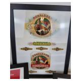 Framed Cigar Labels  - Arthur Donaldson, Leschke & Pletcher, Shoe Peg, John T. Stier & Son, and More