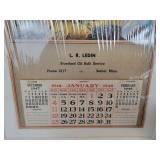 1948 Calendar with Hunting Dogs and Portfolio of (6) "Gun Dogs at Work" Prints by Edwin Megargee