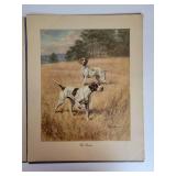 1948 Calendar with Hunting Dogs and Portfolio of (6) "Gun Dogs at Work" Prints by Edwin Megargee