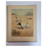 1948 Calendar with Hunting Dogs and Portfolio of (6) "Gun Dogs at Work" Prints by Edwin Megargee