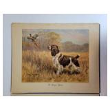 1948 Calendar with Hunting Dogs and Portfolio of (6) "Gun Dogs at Work" Prints by Edwin Megargee