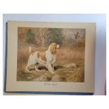 1948 Calendar with Hunting Dogs and Portfolio of (6) "Gun Dogs at Work" Prints by Edwin Megargee