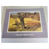 1948 "The Hunting and Fishing Calendar" and Portfolio of (11) Prints of Upland Game Birds of North America by Bob Kuhn (Remington Game Art Collection)