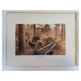 1948 "The Hunting and Fishing Calendar" and Portfolio of (11) Prints of Upland Game Birds of North America by Bob Kuhn (Remington Game Art Collection)