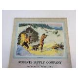 1948 "The Hunting and Fishing Calendar" and Portfolio of (11) Prints of Upland Game Birds of North America by Bob Kuhn (Remington Game Art Collection)