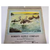 1948 "The Hunting and Fishing Calendar" and Portfolio of (11) Prints of Upland Game Birds of North America by Bob Kuhn (Remington Game Art Collection)